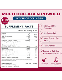 Polvo de Colágeno Hidrolizado DRFOSTER 349g con Probioticos 2