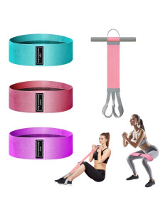 Banda de Resistencia de Tela Ocdin LLS01 Set de 4 Unidades