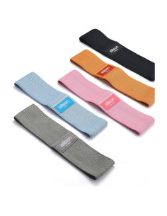 Bandas de Resistencia EILISON Glamfit - Set de 5 Niveles para Glúteos
