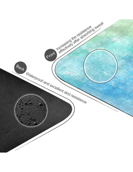 Esterilla de Yoga Antideslizante Qilmy 180x66cm Ecológica