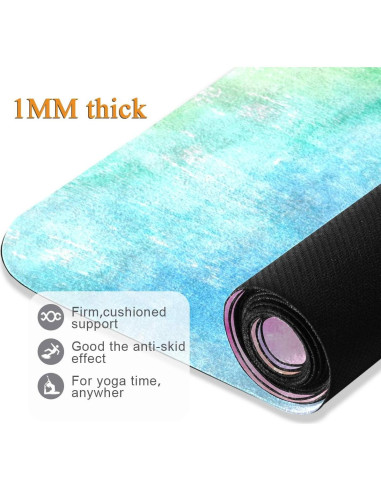 Esterilla de Yoga Antideslizante Qilmy 180x66cm Ecológica