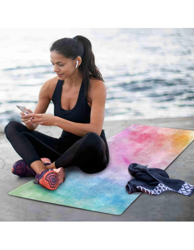 Esterilla de Yoga Antideslizante Qilmy 180x66cm Ecológica