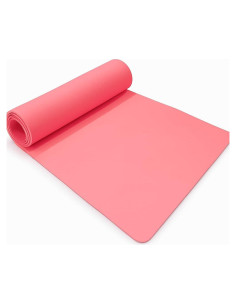 Alfombrilla de Yoga Rosa Genérico 183x61cm 6mm Antideslizante