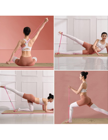 Alfombrilla de Yoga NUNET de Corcho Rosa 6mm Antideslizante