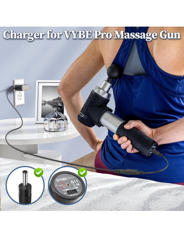Cargador 24V para Pistola de Masaje Vybe Pro y LifePro