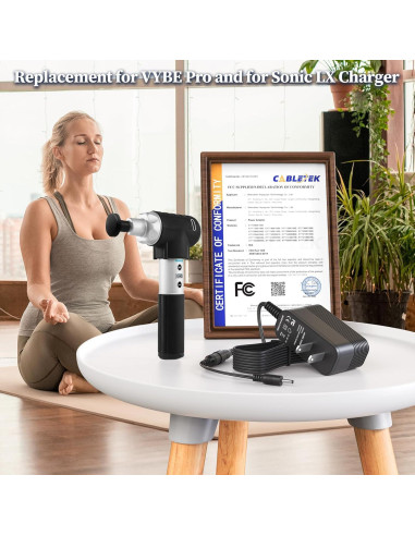 Cargador 24V para Pistola de Masaje Vybe Pro y LifePro