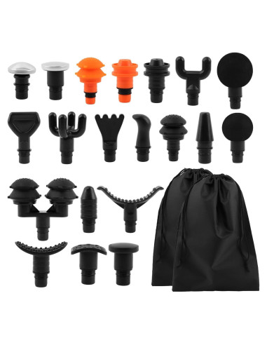Accesorios de Masaje JIANWEI 20pcs Cabezas Reemplazo Negro