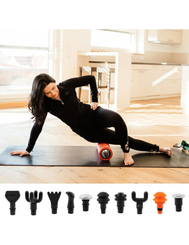 Accesorios de Masaje JIANWEI 20pcs Cabezas Reemplazo Negro