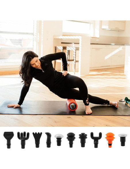 Accesorios de Masaje JIANWEI 20pcs Cabezas Reemplazo Negro