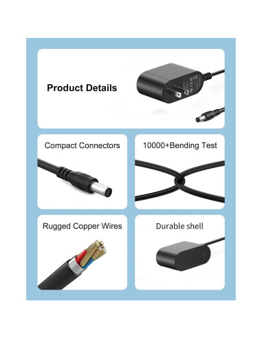 Cargador 27V para Pistola de Masaje NordicTrack NTPCGN20