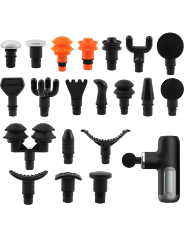 Accesorios de Masaje JIANWEI 20pcs Cabezas Reemplazo Negro