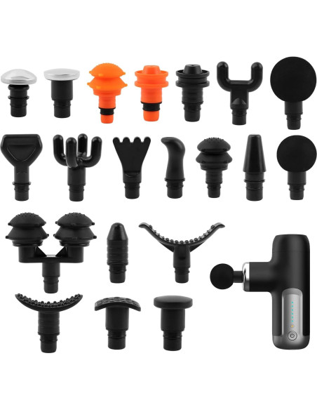 Accesorios de Masaje JIANWEI 20pcs Cabezas Reemplazo Negro