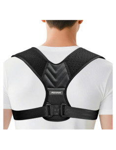 Corrector de Postura Abismat - Faja Ajustable para Espalda - Alivio Dolor Cuello y Hombros