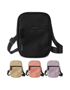 Bolsa Cruzada Bandolera BAPHITY para Mujeres Negra 1.75L