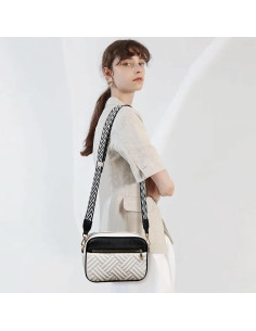 Bolso Cruzado Elegante de Cuero Vegano para Mujer - 24x16cm 2