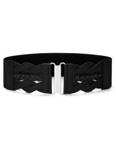 Cinturón Elástico Vintage SANSTHS para Mujeres - Ancho 7.62 cm