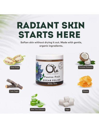 Pulido Corporal Ola Tropical Apothecary Fruta de la Pasión 329g