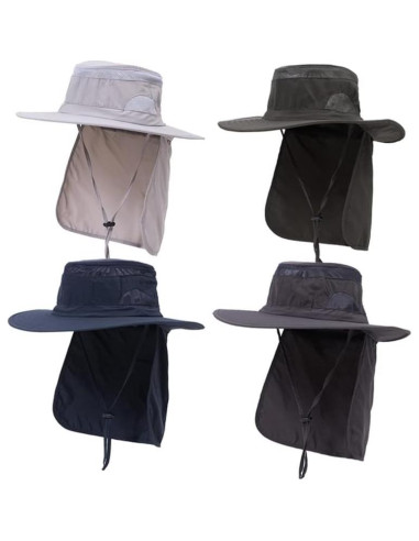 Sombrero de Protección Solar UV 50+ Unisex con Solapa para Cuello