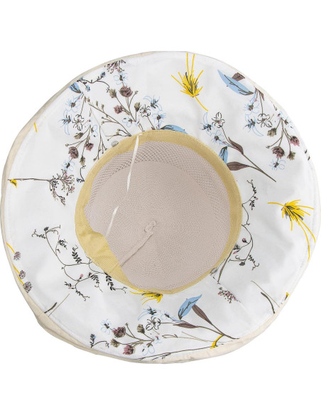 Sombrero de Pesca Plegable UV UPF 50+ para Mujeres Beige