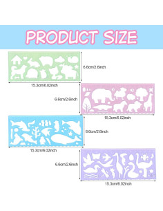 4 Plantillas de Dibujo para Niños Ymapinc - Animales Coloridos 2