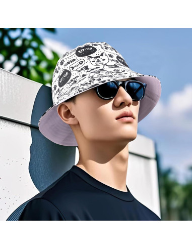 Sombrero de Cubo para Mujer y Hombre - Sombrero de Playa