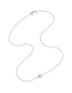 Collar de Plata de Ley 925 Miabella con Bola Deslizante 5mm 2