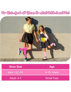 4 Pares de Calcetines de Compresión Niños 15-20 mmHg Multicolor 2