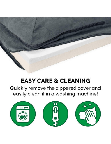 Cama de Perro Jumbo Furhaven Espuma Viscoelástica 112x89cm