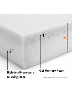 Cama para Perro de Espuma de Memoria eConsumersUSA 86x66cm 2