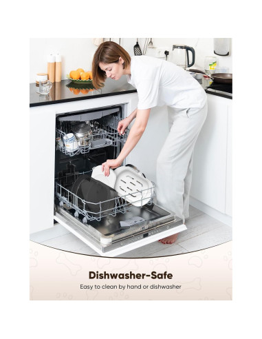 Cuencos para Perros PETPATH 2 Piezas Antidesbordamiento 2.2L