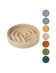 Comedero Lento Cerámica BICOPET Mediano Antideslizante