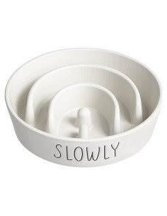 Cuenco de Cerámica Antideslizante LE TAUCI PET 15.4 cm Blanco