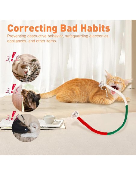 3 Juguetes para Gatos de Cuerda TEAWOO 70 cm Catnip