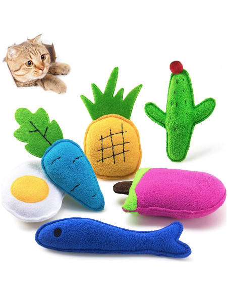 Juguetes de Catnip AWOOF para Gatos - Paquete de 6 Interactivos