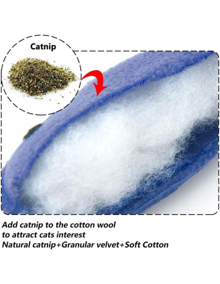 Juguetes de Catnip AWOOF para Gatos - Paquete de 6 Interactivos