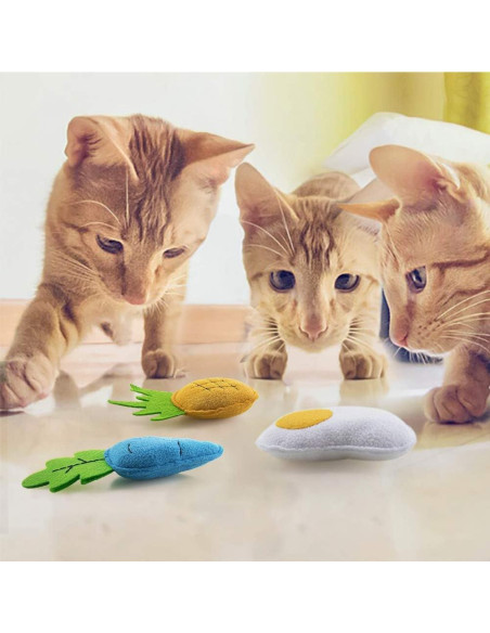 Juguetes de Catnip AWOOF para Gatos - Paquete de 6 Interactivos