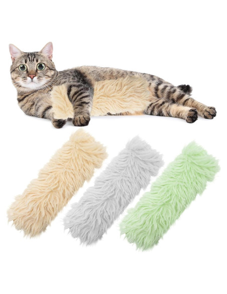 Paquete de 3 Juguetes de Hierba Gatera Maiiu - Suaves y Coloridos