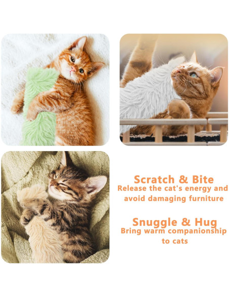 Paquete de 3 Juguetes de Hierba Gatera Maiiu - Suaves y Coloridos