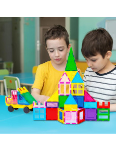 PicassoTiles 101 Piezas Azulejos Magnéticos Juguete Educativo 2