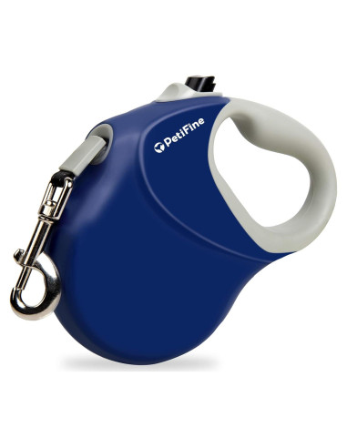 Correa Retráctil para Perros PetiFine 8m Azul 50kg Resistente