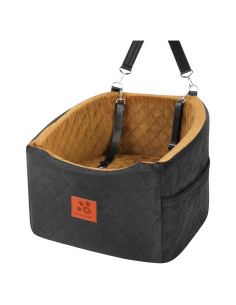 Asiento de Coche para Perros HEGCOOE Elevado 50.8x50.8cm
