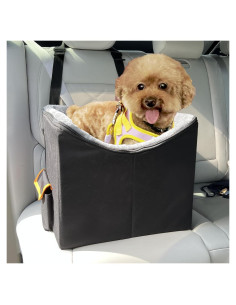 Asiento Elevado para Perros JJRING 40.6x38.1x33cm Negro