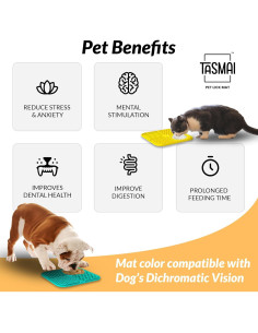 Alfombrilla de Lamer Tasmai para Perros y Gatos - Paquete de 2 2