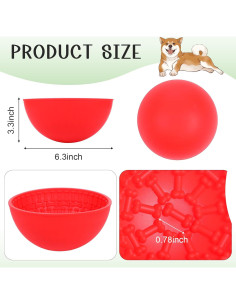 4 Tazones de Silicona Antideslizante para Perros HOFURME 2