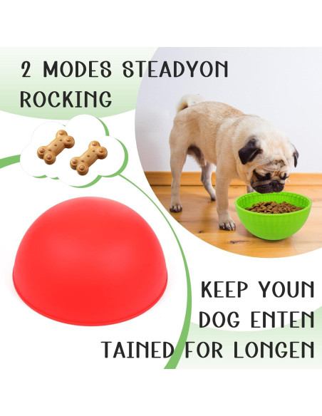 4 Tazones de Silicona Antideslizante para Perros HOFURME