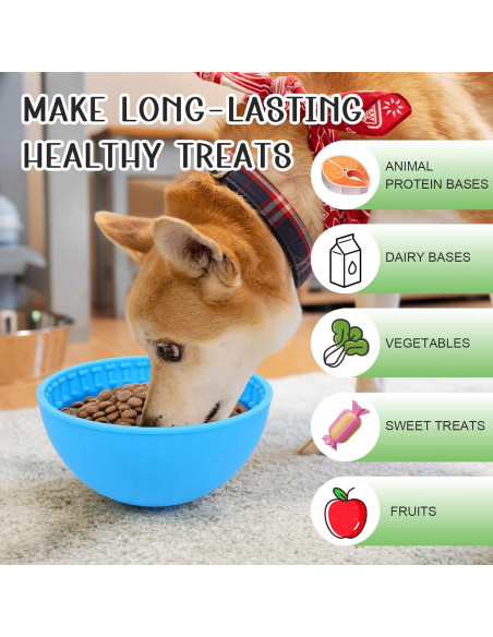 4 Tazones de Silicona Antideslizante para Perros HOFURME