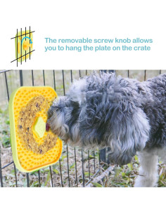 Alfombrilla de Lamer Avont para Perros y Gatos Naranja 18.5 cm 2