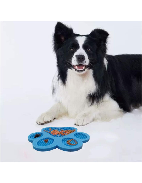 Alfombrilla para Lamer Perros Mycicy Rojo 17.78cm Antideslizante