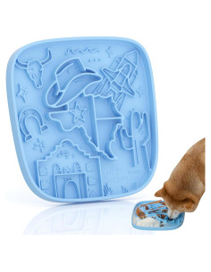 Alfombra de Alimentación Lenta para Perros Puzzle Feeder Azul