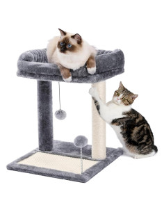 Poste Rascador para Gatos PAWZ Road con Percha y Juguetes